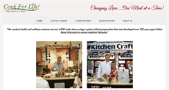 Desktop Screenshot of cookforlife.com